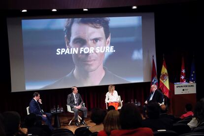 Presentación, el pasado 18 de junio, de una campaña internacional del Gobierno para promover el turismo en España.