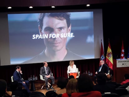 Presentación, el pasado 18 de junio, de una campaña internacional del Gobierno para promover el turismo en España.