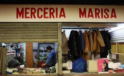 Puesto decano en el Mercado de San Fernando (calle de Embajadores, 41).