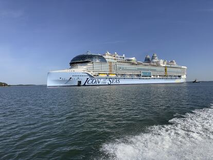 Icon of the Seas, el nuevo crucero de la naviera Royal Caribbean.