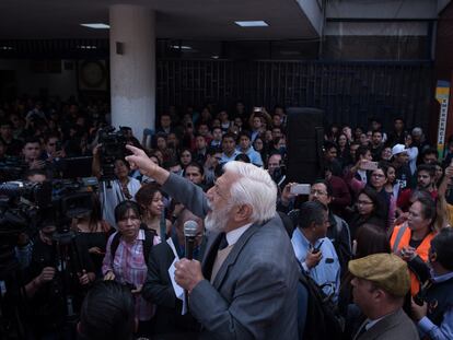 Eduardo López Betancourt, profesor de la Facultad de Derecho y presidente del Tribunal Universitario de la UNAM, en febrero de 2020.