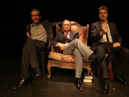 Willy Toledo, Luis Bermejo y Alberto San Juan.