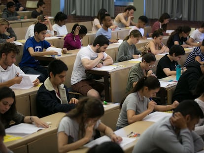 Examen de selectividad, el pasado mes de junio