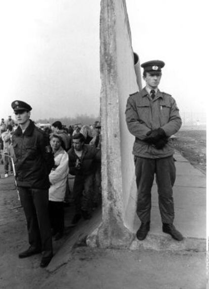 Paso fronterizo de Potsdamer, el 15 de noviembre de 1989.