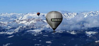 Vuelo en globo sobre el valle de la Cerdaña, uno de los más extensos y soleados de Europa.