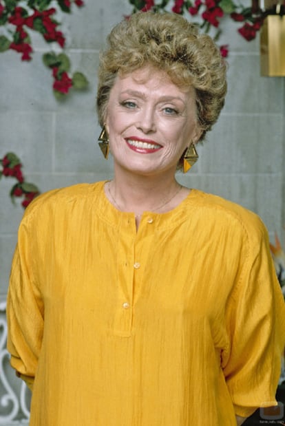 Rue McClanahan, cuando interpretaba a Blanche.