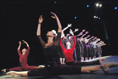 Ensayo del Béjart Ballet Lausanne en el Festival de Verbier.