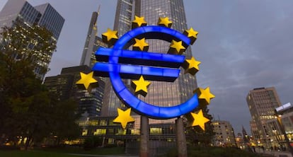 La sede del Banco Central Europeo (BCE) en Fránfort