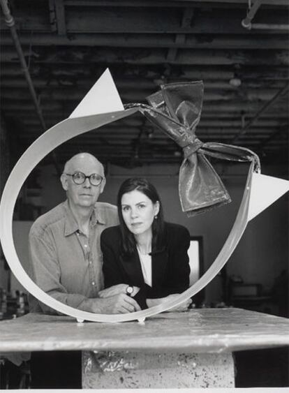 Coosje van Bruggen y su marido, Claes Oldenburg.