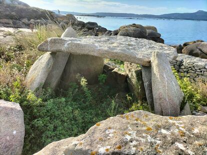 Dolmen en Areoso.