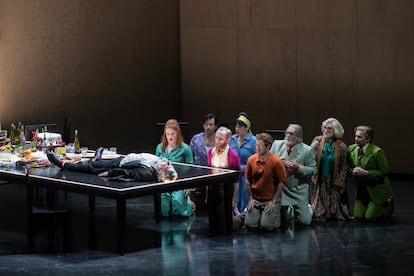 Start of 'Gianni Schicchi', last Friday, May 3, at the Netherlands National Opera.