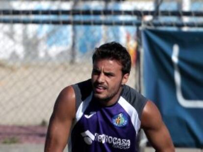 Pedro León, en un entrenamiento.