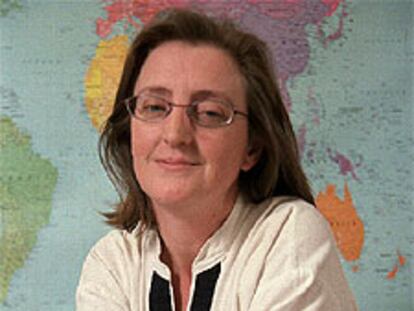 Emilia Herranz, en la sede de MSF en Madrid.
