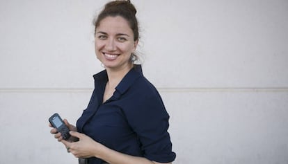 Anastasia Dedyukhina, la fundadora de Consciously Digital, en el último Mobile World Congress en Barcelona.