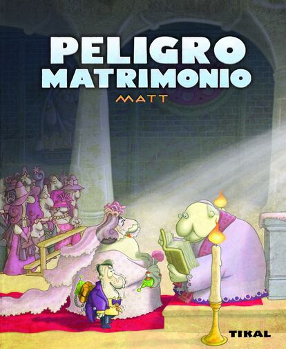 Cubierta del libro 'Peligro matrimonio' de Carlos Matera 'Matt'.