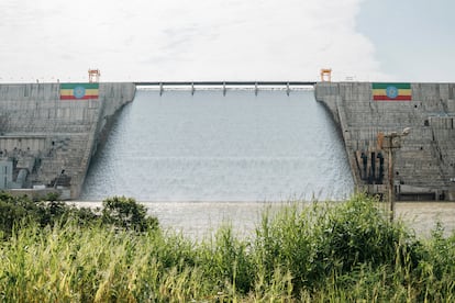 Inauguración de la megapresa hidroeléctrica en Etiopía, este martes.