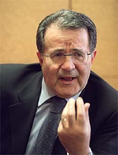 Romano Prodi, presidente de la Comisión Europea.