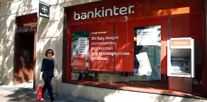 Oficina de Bankinter en una imagen de archivo.