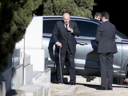 Juan Carlos I, el pasado 10 de enero en Madrid.