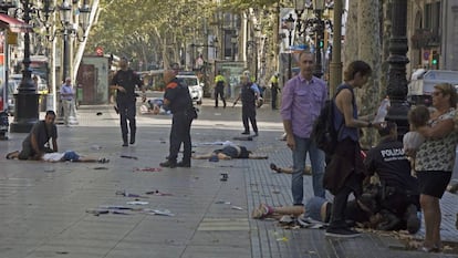 Fotografia dels atemptats de la Rambla de Barcelona, guanyadora del Premi Ortega y Gasset.