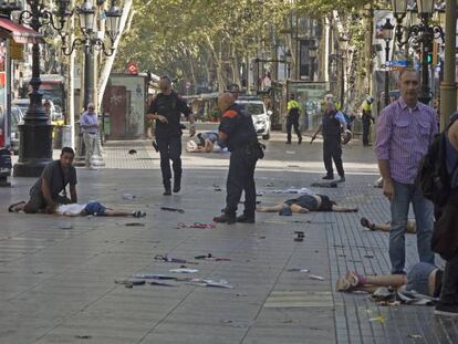 Fotografia dels atemptats de la Rambla de Barcelona, guanyadora del Premi Ortega y Gasset.
