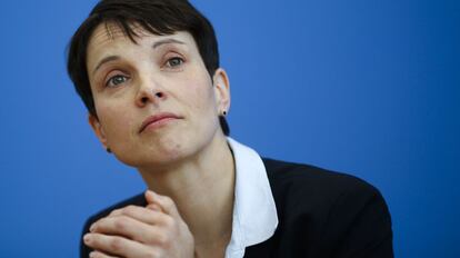 Frauke Petry, líder de Alternativa para Alemania.