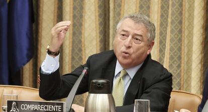 El presidente de RTVE, José Antonio Sánchez, comparece en la Comisión Mixta de Control parlamentario.