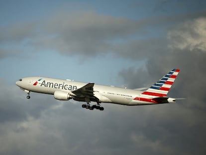 Un avión de American Airlines.