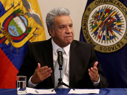 El presidente de Ecuador, Lenín Moreno.