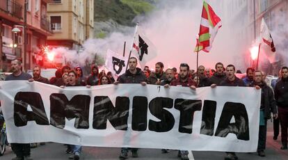 Manifestación del pasado día 2 en Bilbao convocada por ATA.