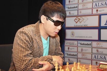 Wesley So, vencedor de la trigésima edición del Magistral Ciudad de León, hoy durante la final