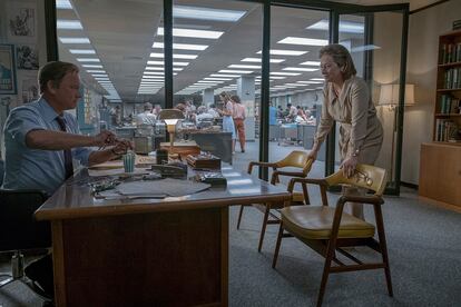 Tom Hanks y Meryl Streep en ‘Los archivos del Pentágono’.
