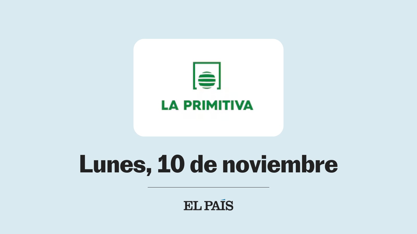 La Primitiva: comprobar sorteo del lunes 10 de noviembre
