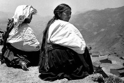 Una fotografía realizada por Juan Rulfo durante sus viajes por México.