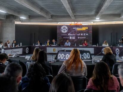 Foro 'Desafío de Desarrollo Social 2023', de Prisa Media, en Bogotá, el 12 de diciembre de 2023.