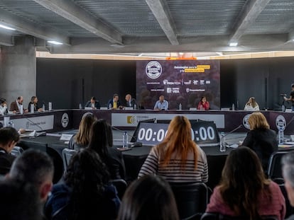 Foro 'Desafío de Desarrollo Social 2023', de Prisa Media, en Bogotá, el 12 de diciembre de 2023.