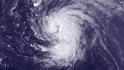 Imagen de 'Nadine' captada por el satélite NOAA la semana pasada.