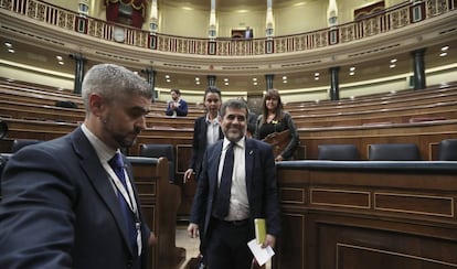 Jordi Sànchez, en el Congreso.