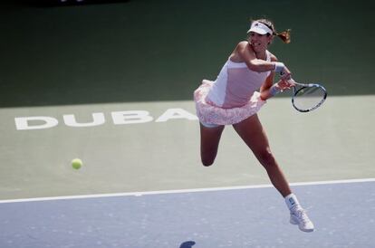 Muguruza, ante Radwanska.