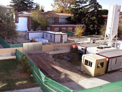 Estado de las obras en San Fernando de Henares. 