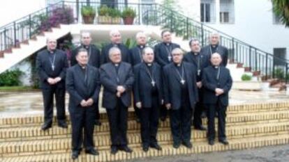 Los obispos de Andalucía, durante su reunión en Córdoba.
