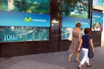 Tienda de Movistar en Madrid.