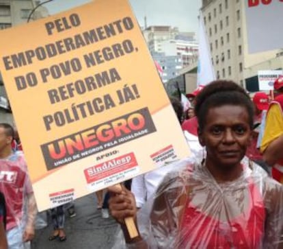 Cirlene Silva, representante do movimento negro de São Paulo.