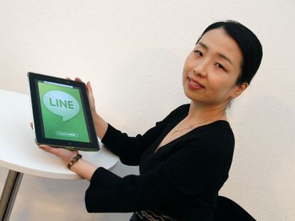 June Cha, responsable de negocio de Line.