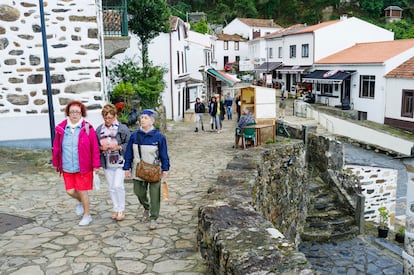 La aldea de San Andrés de Teixido (A Coruña).