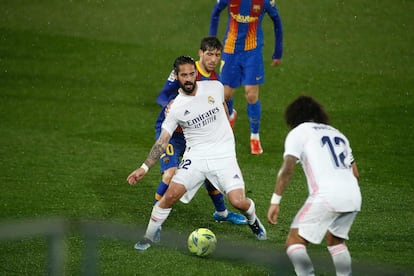 Isco y Marcelo, el pasado sábado contra el Barcelona.