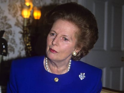 Margaret Thatcher, en mayo de 1989.
