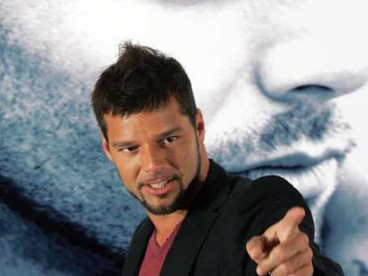 Ricky Martin, durante una rueda de prensa en Madrid en 2006.