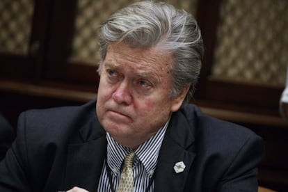 El responsable de estrategia de la Casa Blanca, Steve Bannon.