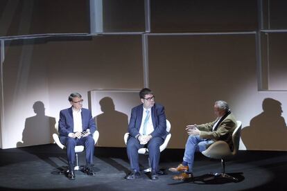 Jordi Sevilla, Ricardo de Querol y Josep Piqu&eacute;